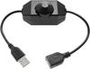 USB LED Light Strip with Touch Dimmer - 5V Monochrome