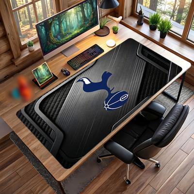 Tottenham Hotspur Printed Large Mouse Pad, Non Slip Soft Rubber Gaming Desk Mat for Office Laptop Computer Decor