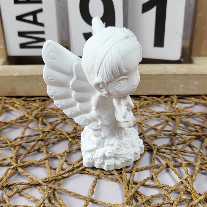 Butterfly Girl Candle Mould Silicone Molds Ornament Molds Castings Molds Handmade Plasters Molds Craft Supplies