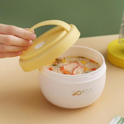 Mikrowellengeeigneter Mittagessen-Frühstücksbecher, Plastiksuppenbecher, tragbare Suppenschüssel mit Deckel, isolierter Lebensmittelbehälter, Lunchbox, Bento-Box
