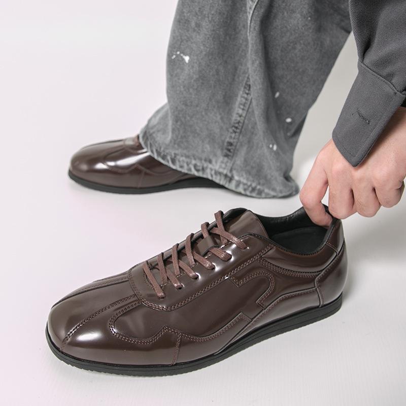 Herren Vintage Minimalistische Deutsche Trainingsschuhe - Klassische Lässige Boxschuhe, Große Größen Erhältlich