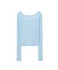 Lense See-Through Layer Long Sleeve Sky Blue