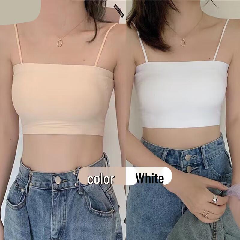 Женский спортивный комплект из 2 предметов: бюстгальтер и топ-майка One Size