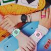 Casio Damski zegarek Baby-G z żywicy, wodoodporny do 100M, odporny na wstrząsy, z alarmem, kwarcowy, BGD-10-3
