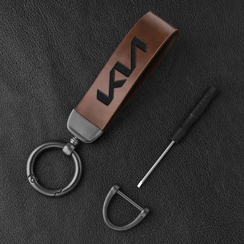 Car Logo Keychain Decoration Pendant Key Ring For Kia Sportage Carnival Seltos Sorento Rio Borrego Ceed Forte K3 K4 K5 K7 K9 EV3 Gbnkr30