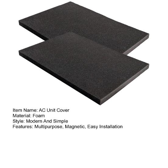 2 Pcs Window AC Unit Conditioner Anti Cover Air Drip Pad Noise