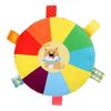 Squeaky Plush Dog Flying Disc Interactive Training Chew Toy Teething Cleaning Soft Pet Toy For Dogs Outdoor Interactive Play