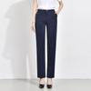 Women's Professional Elastic Straight-Leg Trousers for Office and Hotel Wear