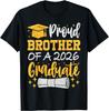 Proud Brother of A 2026 Graduate Class of 2026 Graduation T Shirt