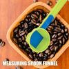 Measuring Funnel Powder Funnel Scoop Creative No Spills Measuring Of Protein Powder Baby Formula Refill Water Bottle Scoop
