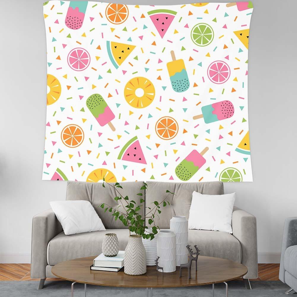 Тропические фрукты ананас узор подвесной тканевый гобелен спальня гостиная украшение — фото 5