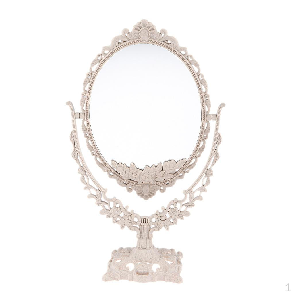 Tabletop Swivel Vanity Mirror Standing Cosmetic