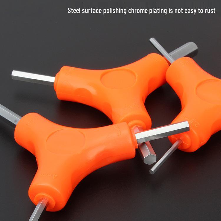 Gangtuo Triangular Hex Wrench Set for Mountain Bikes - Includes Three-Way Hex & Six-Point Angle Screwdrivers