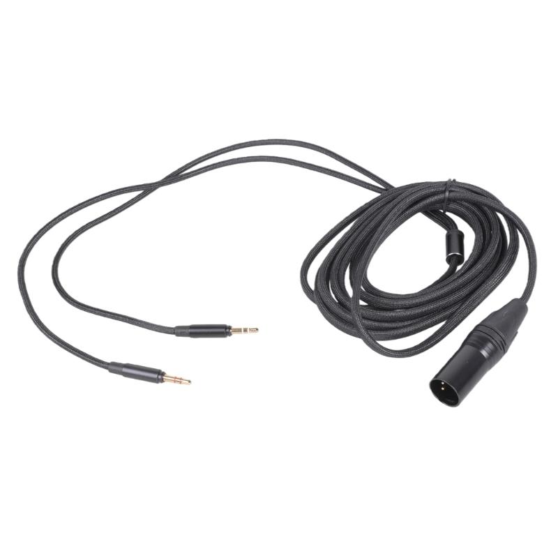 4-Pin Symmetrisches Kabel für Hifiman Arya Sundara Ananda HE400SE Kopfhörer 4-Pin auf Doppeltes 3,5mm Headset-Kabel Ersatz