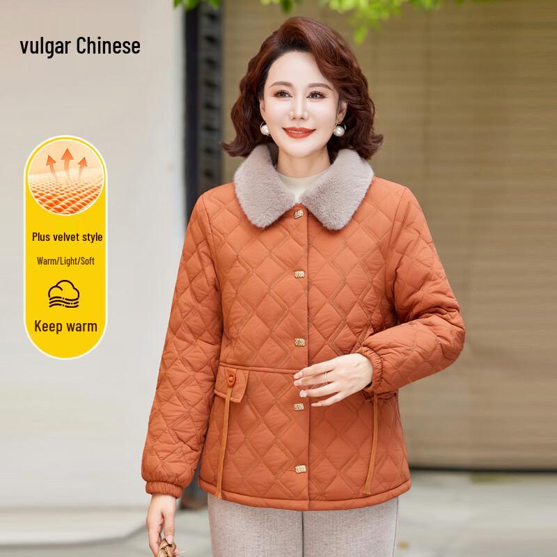 Women's Plush Lined Warm Winter Padded Jacket