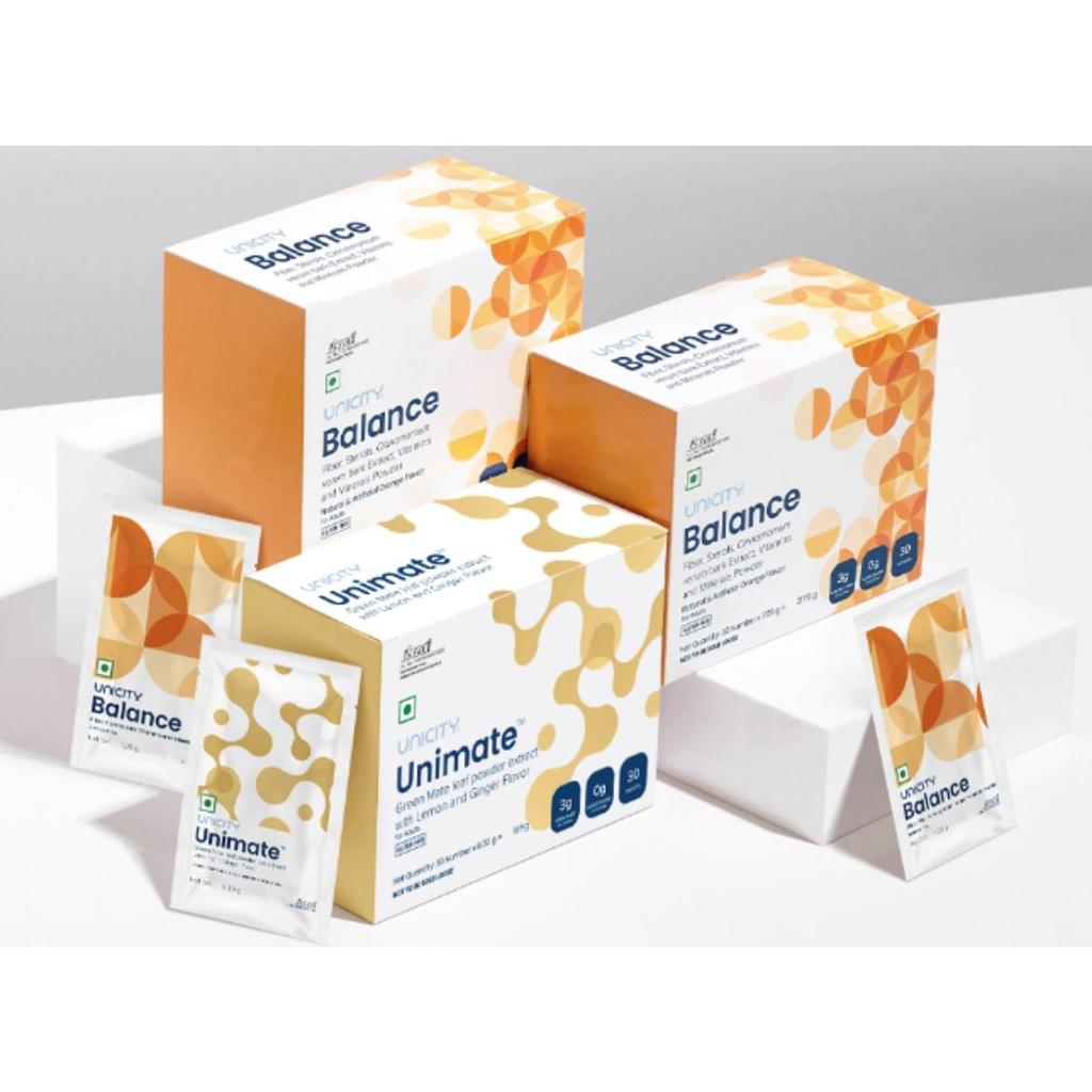 Paquete Unicity Siéntete genial - 1 Unimate y 2 Balance