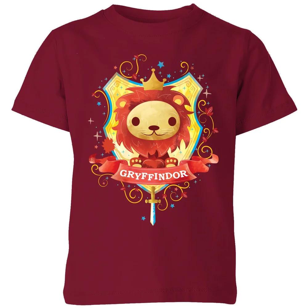 Harry Potter Gryffindor Kids  T-Shirt - Burgundy - 3-4 Years 100