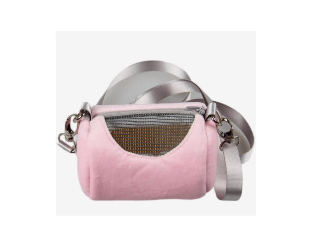 Warm Crossbody Backpack for Hamsters & Sugar Gliders - Portable Pet Outing Bag