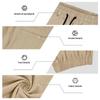 Men's Casual Striped Linen Pants Loose Fit Straight Leg Long Trousers Sporty American Style Men's Wear Breathable Casual Sports Trousers