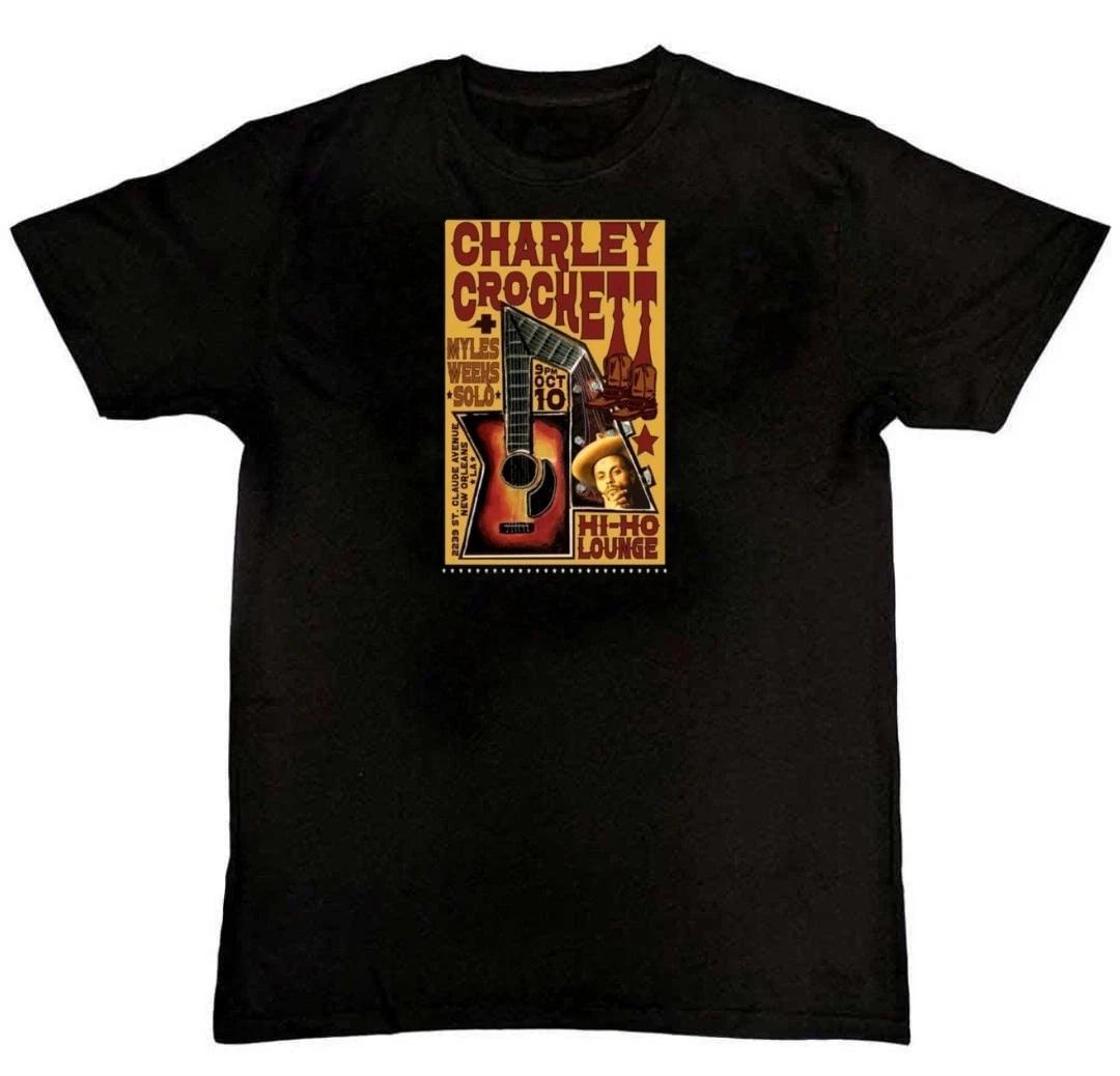 Men s and Women s T-shirts Charley Crockett at Hi-Ho Lounge Graphic Unisex Mens T-Shirt S M L XL 2 3 4 XL L