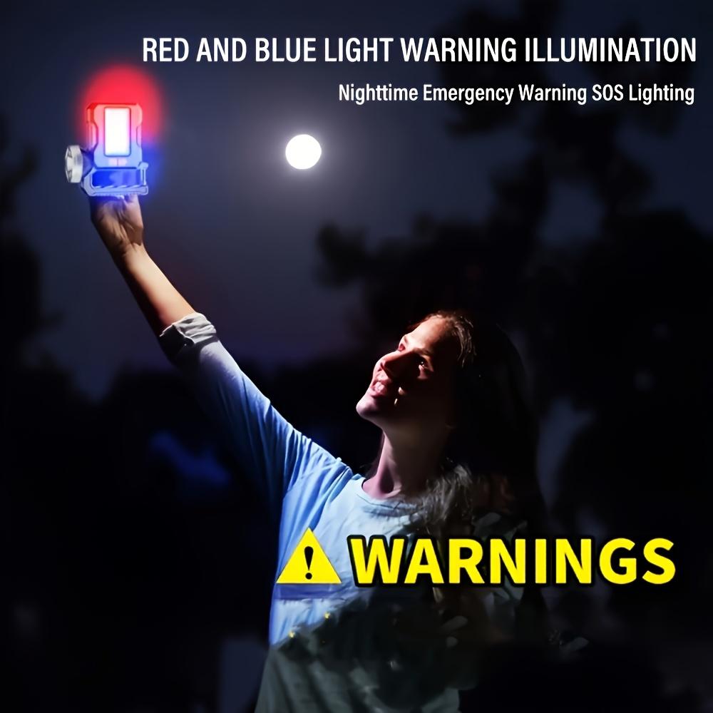 Multi Functional LED Solar Camping Light, Rechargeable Searchlight,can Be Hung,with Side Lights,suitable for Outdoor Hiking and Camping,power Outage