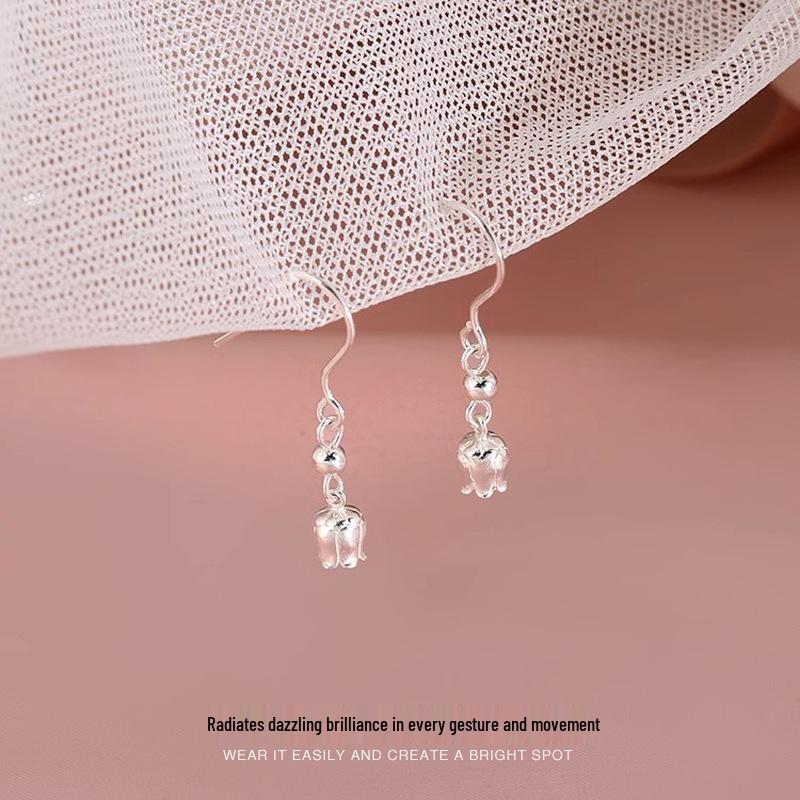 

Lily of the Valley Flower Ear Hooks: Women s Spring/Summer Sweet Design Earrings for Parties and Students