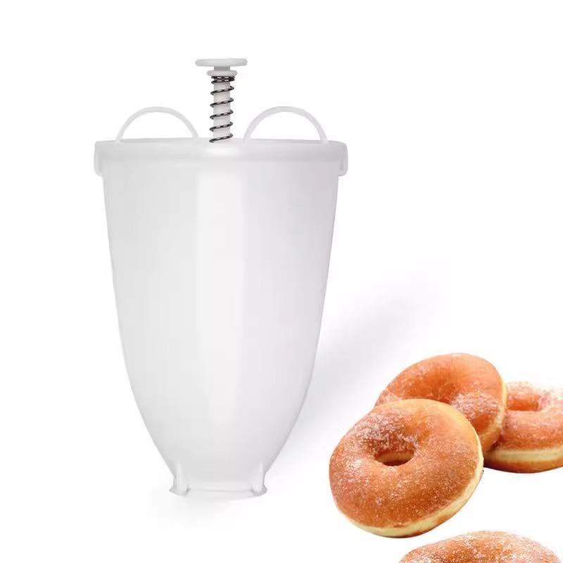 Donut Maker Manual Waffle Dispenser Doughnut Machine Mould Diy Arabic Kitchen Cooking Baking Tool Kitchen Ware
