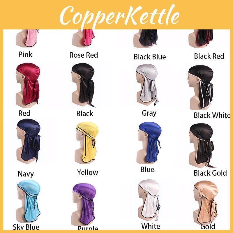 Premium Quality Unisex Silk Durag Bandana Hat With Long Tail For Ultimate Comfort