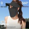 Mesh Sun Hat with Face Mask