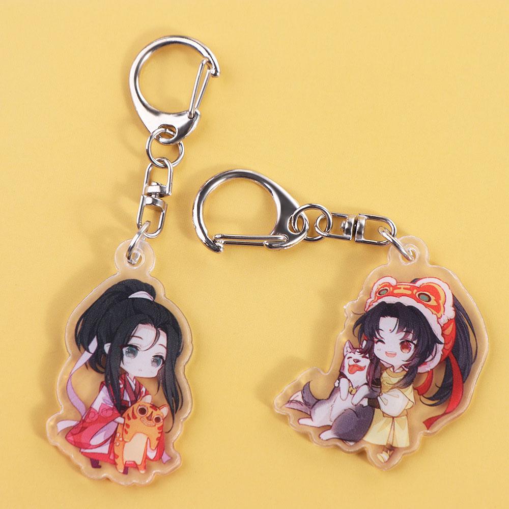 Mo Dao Zu Shi Mo Dao Zu Shi Keychain Wei Wuxian Cartoon Character Acrylic Pendant  Bag Accessories