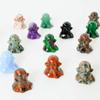 Creative Crystal Ghost Figurine Ghost Shaped Natural Crystal Ghost  Desk Decoration