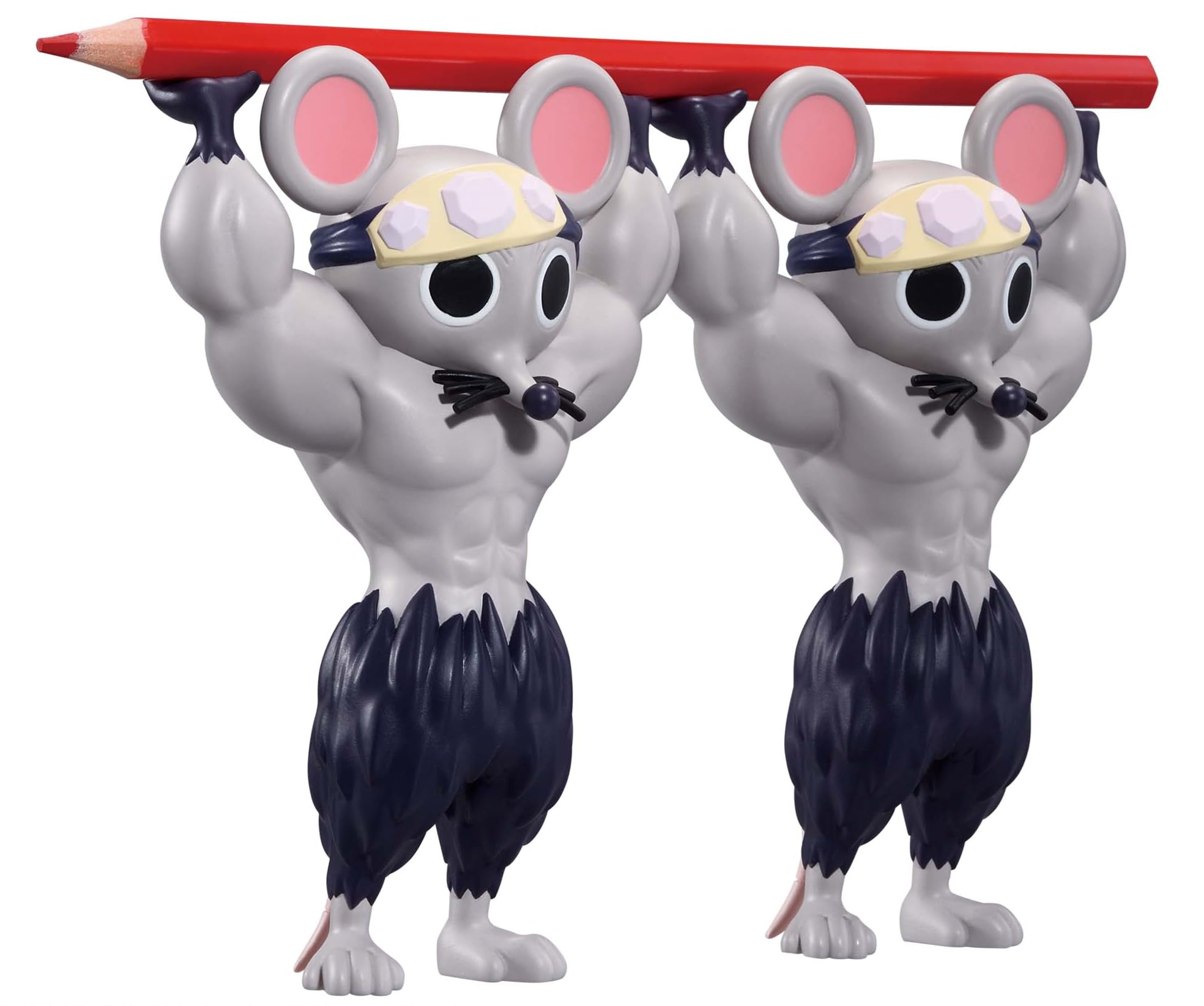 

Demon Slayer: Kimetsu no Yaiba Fig Life! Mukimuki Mouse Figure, Demon Extermination Blade Figure, 1 Type, Approx. 9cm