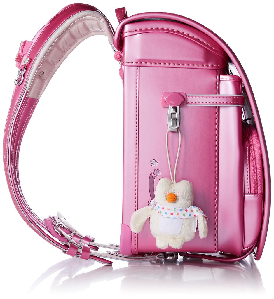 Fuwarii 2022 Fuwarii School Backpack for Crown Pearl A4 Size Dress-Up Girls, Set, Pink,