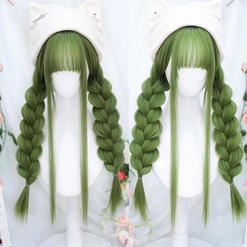 Dlouhá kudrnatá syntetická paruka se středovou ofinou tmavě hnědá paruka z přírodních kudrnatých vlasů ženská Cosplay paruka paruka z tepelně odolných vláken