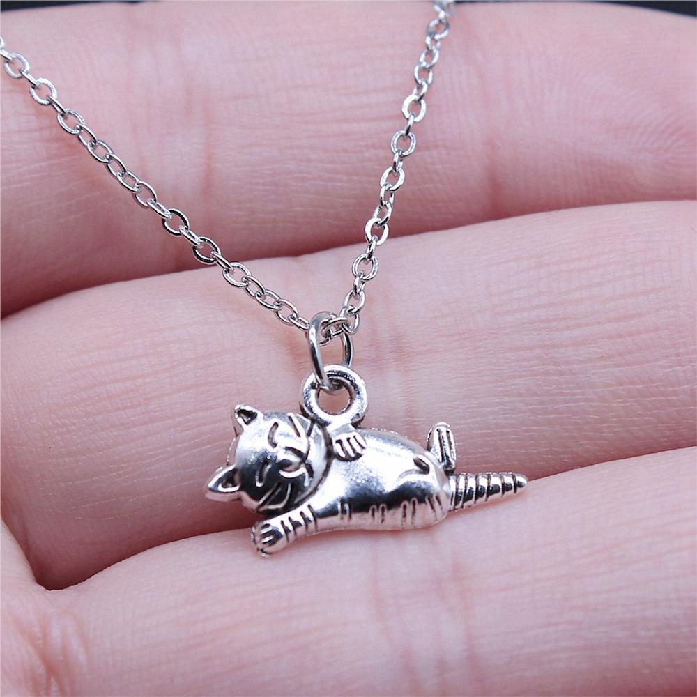 

Колье Чокеры 40 см Короткая Цепочка Животные Собака Винтажные Ювелирные Изделия QN006 A11-1pcs-20x12mm