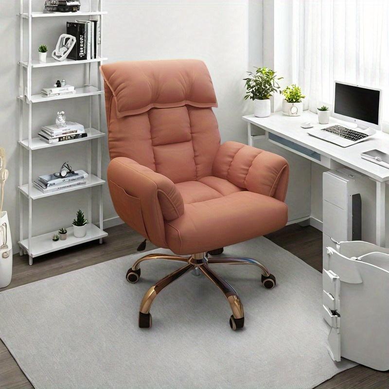 Computer chair, sofa chair, lazy home, sedentary study chair, ergonomic chair, backrest, reclining desk chair
