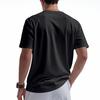 New American Style Men's Summer Short Sleeve T-Shirt, Slim Fit Trendy Deep V-Neck Button Henley Shirt