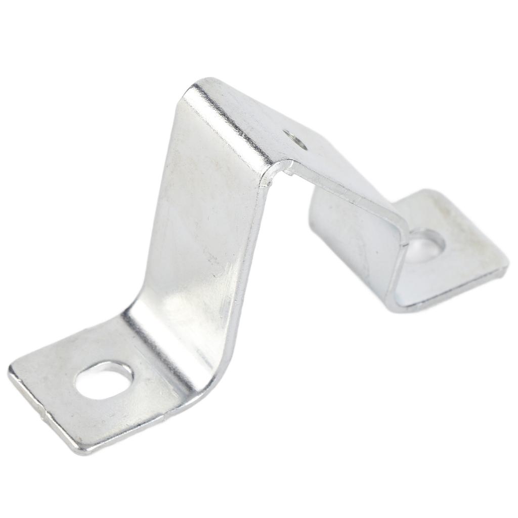 10PCS Rail Mounting U Bracket C45 Stainless Steel Guide Rail Inclined Support U Shaped Connector Bracket M5 Hole