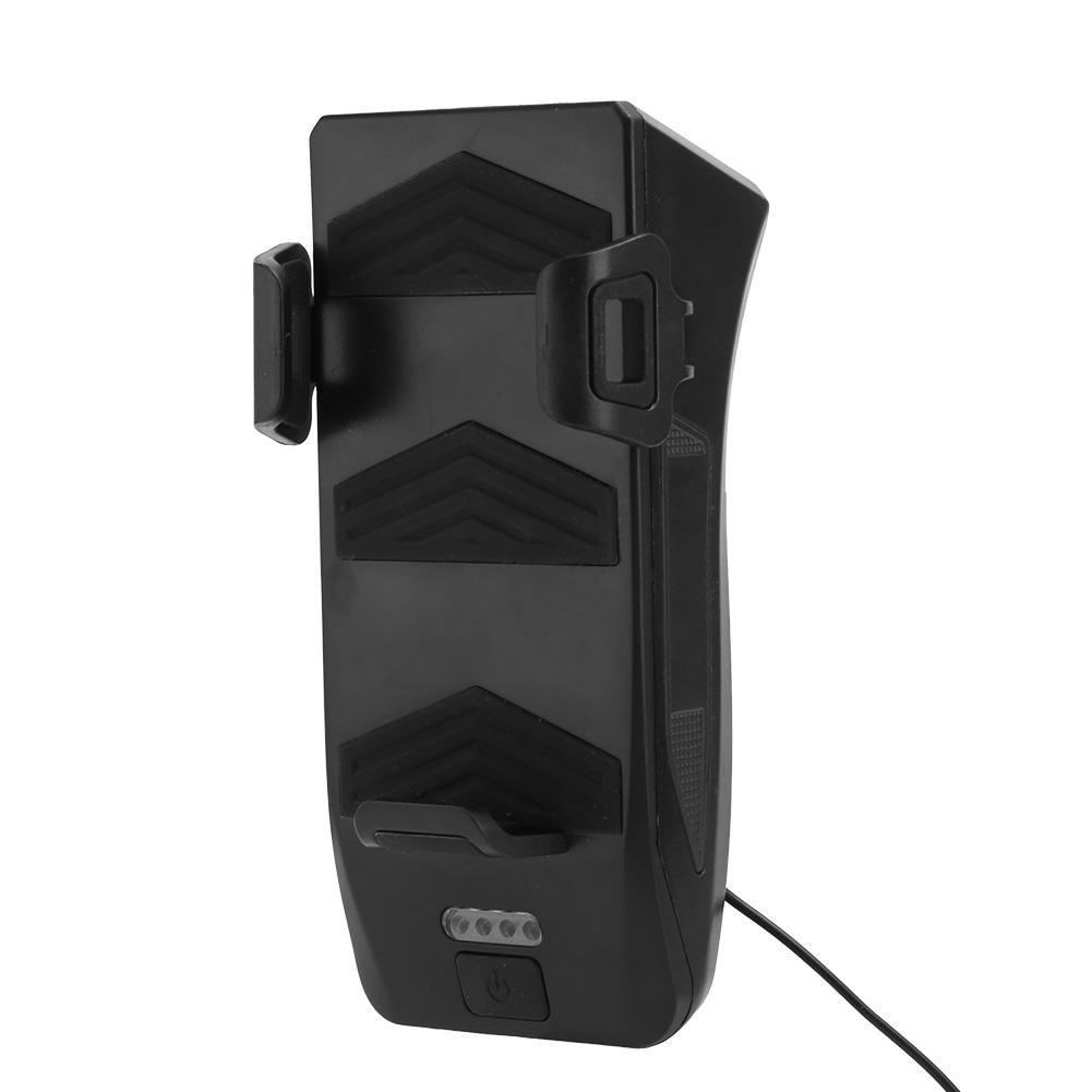 Multifunctional USB Rechargeable Bicycle Light Headlight Horn Light Charging Holder 4 in 1