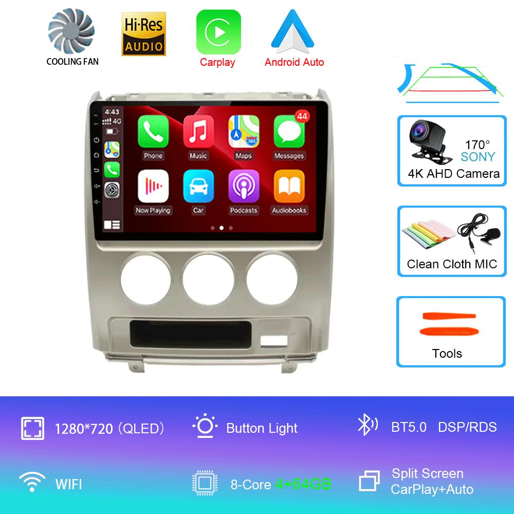 Android 14 For Mitsubishi Delica D5 2007 - 2009 RHD Auto Radio Stereo Head Unit Lettore Multimediale Navigazione GPS No 2din DVD