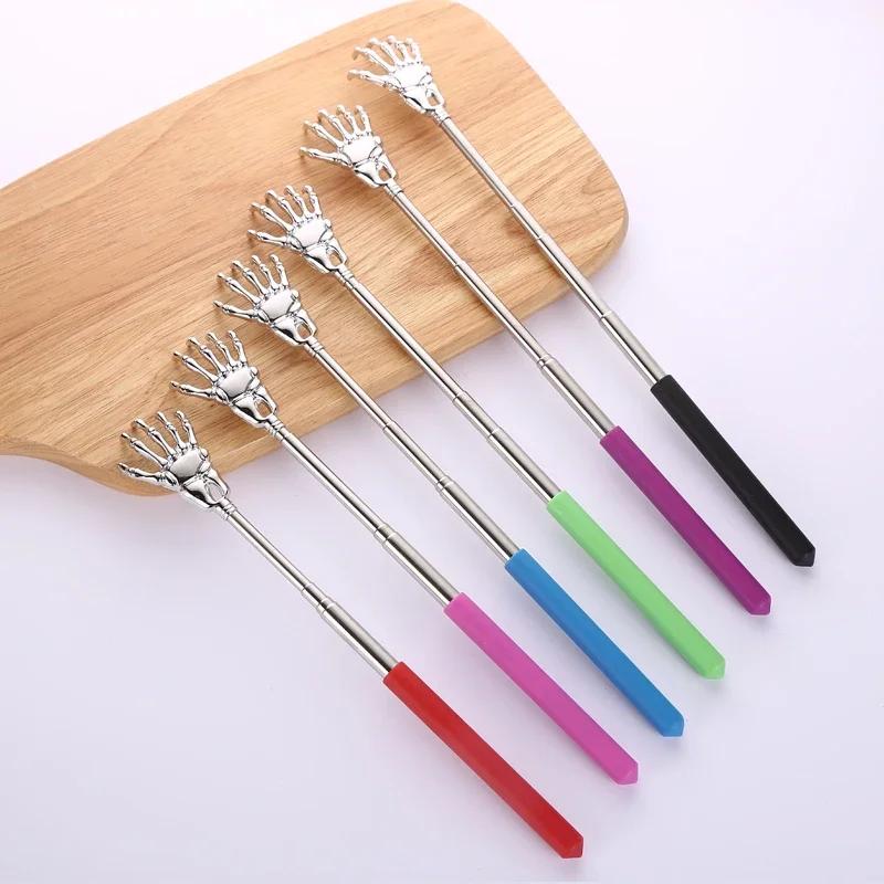 Ghost Hand Stainless Steel Telescopic Scratching Massager Stainless Steel Extendable Scratching Scratching Scratcher Handicrafts