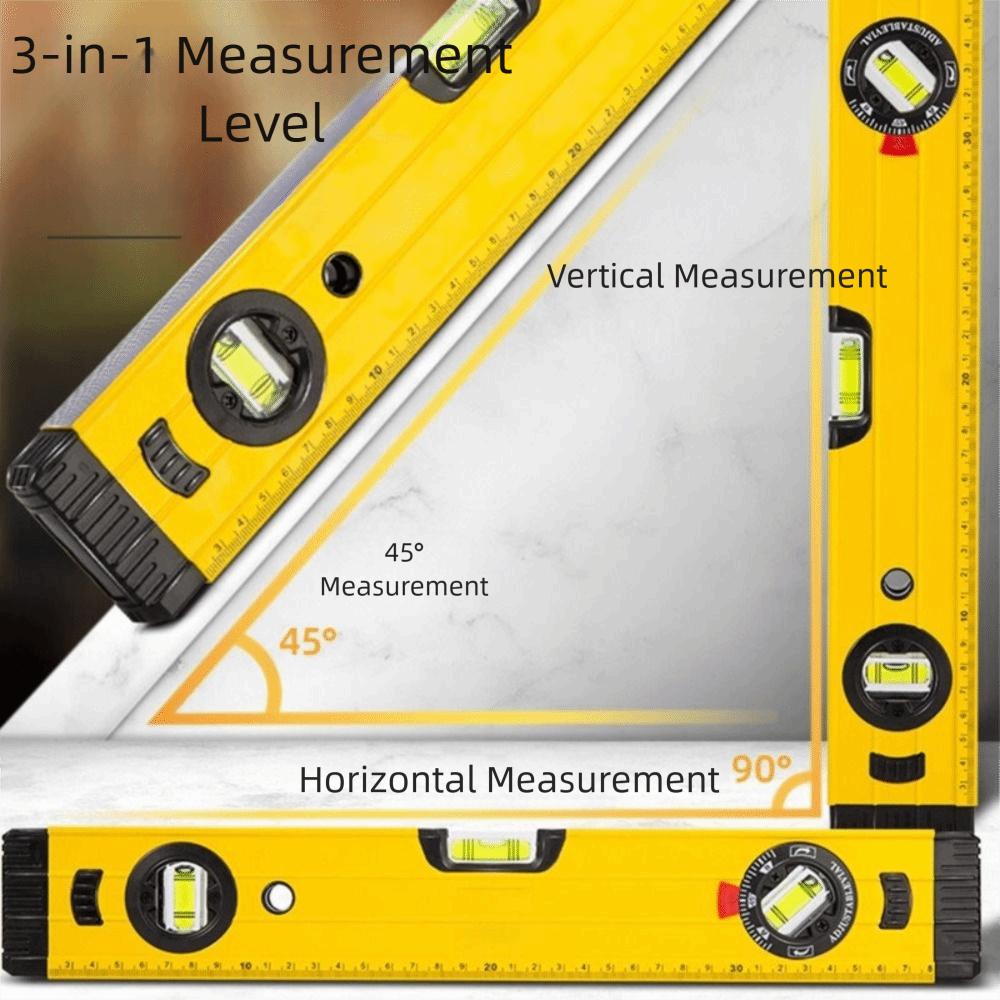 Aluminum Zinc Zinc Alloy Bubble Level Shockproof Leveling Tool Portable Level Ruler  Professional Use