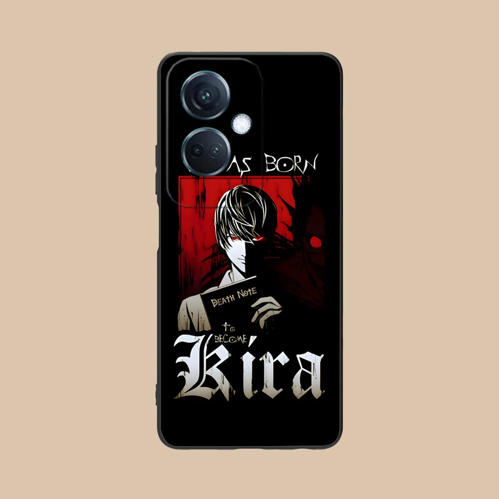 

Чехол для мобильного телефона Death Note Kira Light для OPPO Reno 14 13 12 11 10 9 8 7 6 5 F T Pro 5G Цветной Печатный Чехол Роскошный Чехол OPPO Reno14