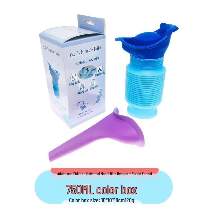 Orinal Portátil de Coche de Dibujos Animados para Niños - Inodoro de Viaje de Emergencia