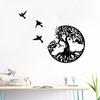 Metal Tree of Life Wall Decor Silhouette Art Indoor Garden Home Decoration Gift