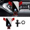1Pcs Car Phone Holder Air Vent Clip Mount Mobile Cell Stand For VW Golf Tiguan T-Roc Polo Passat ID.4 T-Cross ID.3 Taigo ID.7 zr3