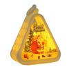 Vintage Christmas Lantern Night Light: Glowing Window and Desktop Ornament Props