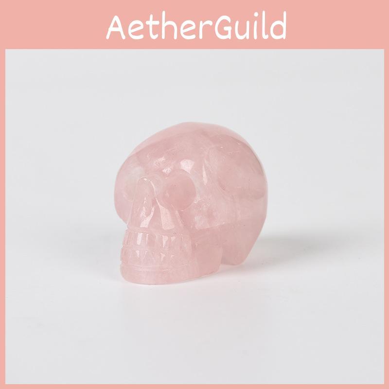 Pink Skull Art Figurine Handicraft Living Room Display Decoration Toy Gifts