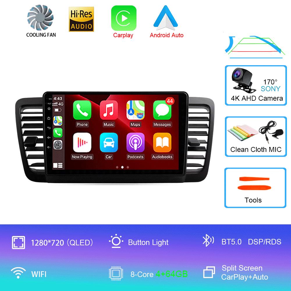 Android 14 Car Radio For Subaru Outback 3 Legacy 4 2003 - 2009 Multimedia Video Player Navigation Stereo GPS No 2din 2 Din Dvd