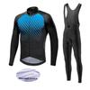 2026 Winter Fleece Warm Cycling Suit Set Thermal Fleece Team Ropa Ciclismo Warm Cycling Clothes Men Jersey Suit Outdoor Riding Bike MTB Bib Pants Set